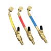 45˚ Manual Shut-Off Valve Hose Set- 3 -Y-B-R -Whip End Hose