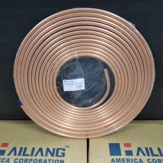 Mueller 1/2" x 50' ft Copper Refrigeration Dehydrated Tube Coil Pipe HVAC D08050 